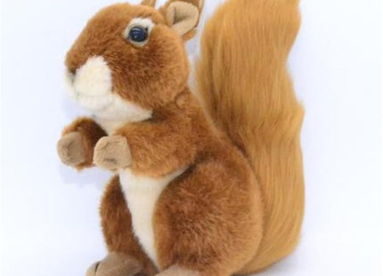 JIANEEXSQ Realistic Squirrel Stuffed Animal, Lifelike Squirrel Model Plush Toy, Unique Plush Gift Collection for Kids Birthday (Sitting)