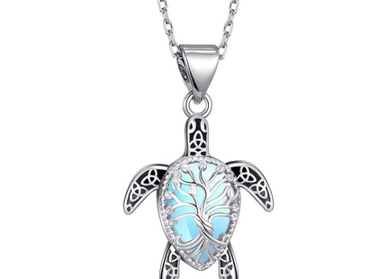TALYKONG Turtle Necklace Gifts for Women Moonstone Sea Turtle Jewelry