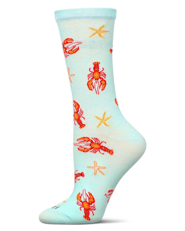 Lobsters Bamboo Crew Socks 9-11