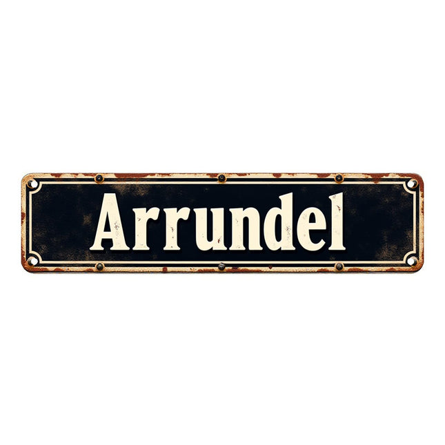 Decorative Tin Sign 16 * 4 Inches Maine Area Names Design - Fits Bedroom, Porch, Backyard | Vintage Bedroom Decor, Outdoor Sign, Garage Decor
