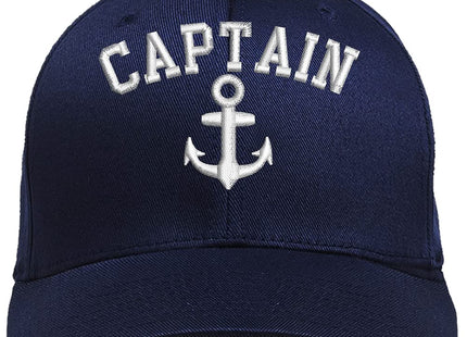 Embroidered Captain Hat First Mate Baseball Caps Matching Skipper Boating Hats Nautical Marine Sailor Navy Cap