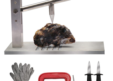 Colinktool Oyster Shucker Tool Set, Adjustable Oyster Clam Opener Machine