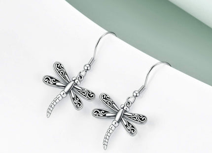 ONEFINITY Dragonfly Earrings Sterling Silver Dragonfly Dangle Drop Earrings Jewelry for Women Gifts