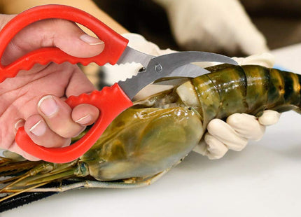 Calary 8Pcs Seafood Scissors Crab Scissors Seafood Shears Multifunctional Crab Leg Crackers and Tools