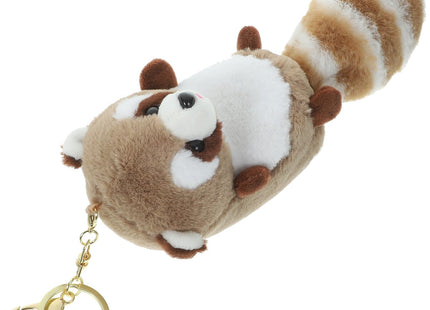 Abaodam Raccoon Keychains Plush Stuffed Animal Keychain Soft Raccoon Toy