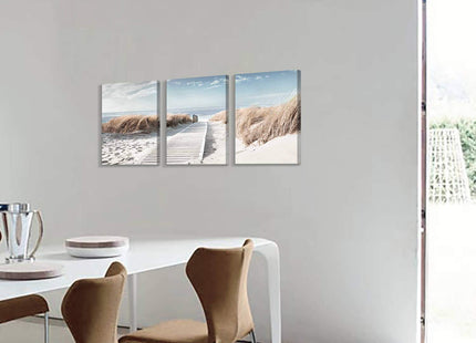Beach Canvas Wall Art Prints: Coastal Seascape Picture