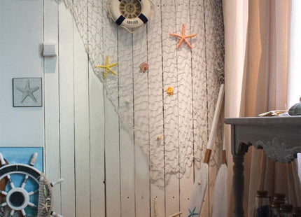 Natural Fishing Net Decor with Shells 79 Inch Beach Theme Decor for Party Home Bedroom Wall Hanging Fish Net Decorations