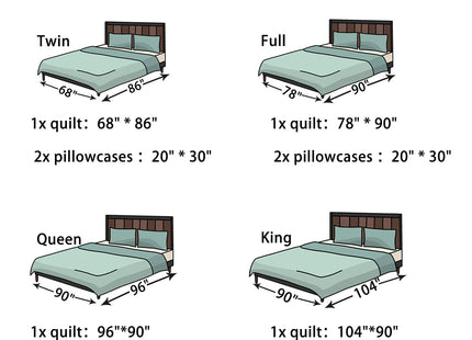 UEVBF Country Cabin Quilts King Size,Hunting Bedding with 2 Pillowcases.