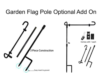 Personalized Camper Garden Flag for Campsite, Custom Outdoor Camping Decoration Sign, Unique Yard Decor for RV Travel Trailer, Motorhome, Tent, Camping Enthusiasts (Solid Fifth Wheel Camper)