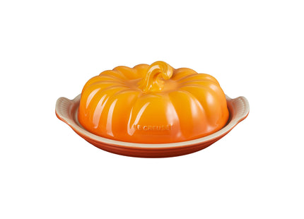 Le Creuset Stoneware Pumpkin Butter Dish, Persimmon