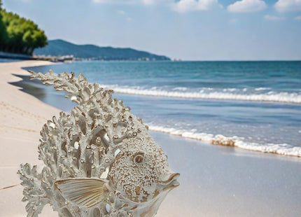 VVGIFTS Beach Coastal Coral Reef Angelfish Home Office Bathroom Decor Gift