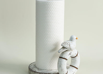 Bicuzat Retro Ocean Style Paper Towel Holder Stand, Resin Crafts Display for Kitchen Countertop, Cafe Western Restaurant Cake Shop Dessert Shop-Seagull A