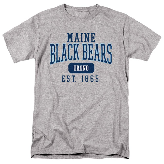 University of Maine Official Founded Date Short Sleeve, Athletic Heather, S