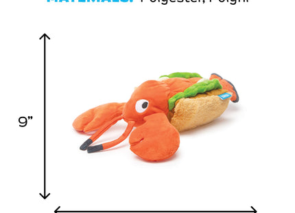 BarkBox Max's Maine Lobster Roll Dog Toy - Large - for Dogs