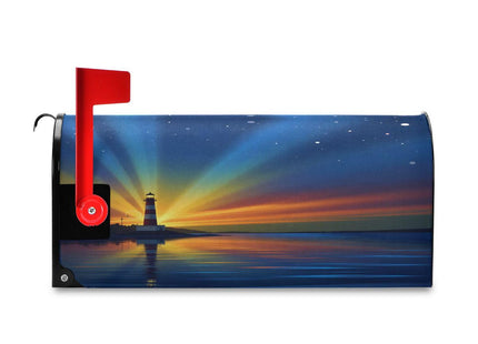 ALAZA Lighthouse Magnetic Mailbox Cover MailWraps Garden Yard Home Decor for Outside Standard Size-18"x 20.7" 316