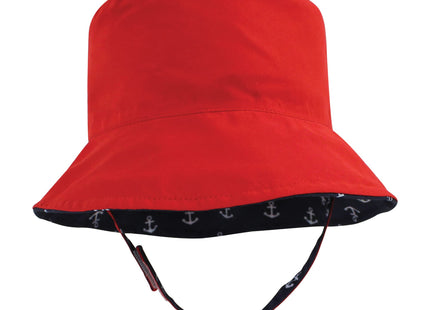 Hudson Baby Unisex Baby Sun Protection Hat, Anchor Lobster, 12-24 Months