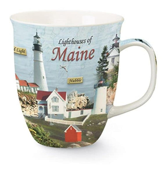 Cape Shore 15 oz Harbor Mug - Lighthouses of Maine