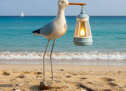QZJDDZSW Solar Seagull Statues for Garden and Home Decor,Funny Garden Decor Beach,Pool,Patio,Lawn,Yard,Porch,Perfect Garden Gift