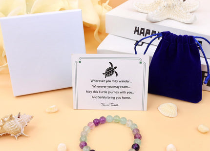 MAIBAOTA Sea Turtle Gifts for Women Travel Turtle Bracelet Jewelry