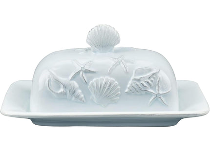 Blue Sky Clayworks 20770 Laguna Coastal Butter Dish, Blue