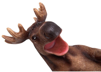 Wowser Rustic Moose Wine Bottle Holder - Wine Accessories & Kitchen Organizer