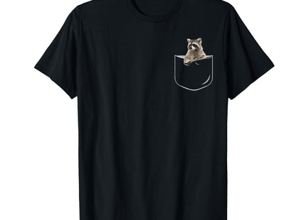 Pocket Raccoon Shirt, Funny Raccoon in Pocket Gift Tshirt T-Shirt