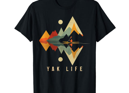 Kayak Vintage Retro Mountains Canoe Kayak Kayak Kayak T-Shirt