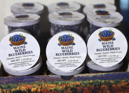 Organic Wild Maine Blueberries 3oz (18-Pack)