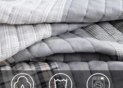 Eddie Bauer- Daybed Set, 4 Piece Cotton Bedding Set, All Season Lodge Home Décor (Fairview Grey, Daybed)