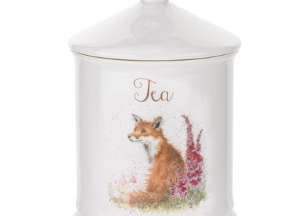 Royal Worcester Wrendale Designs Tea Canister with Lid - Fox Illustration
