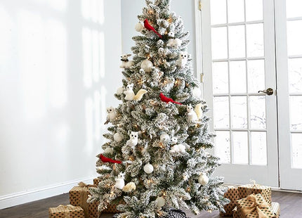 Winter Woodland Holiday Tree Decorations - Snowflake Tree Topper