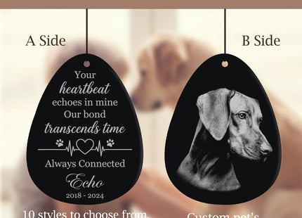 Personalized Wind Chimes Memorial Gifts for Loss of Dog, Pet Sympathy Gift