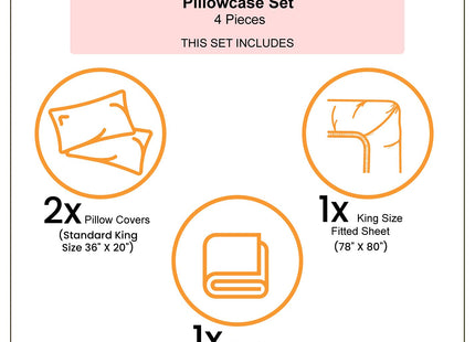 Lunarable Abstract Sheet Set, Mystic Forest Floral Swirls Leaves Nature Fading Ombre Effect, Fitted and Flat Sheet with Pillowcases Bedding Accent 4 Piece Set, King, Charcoal Grey Ruby