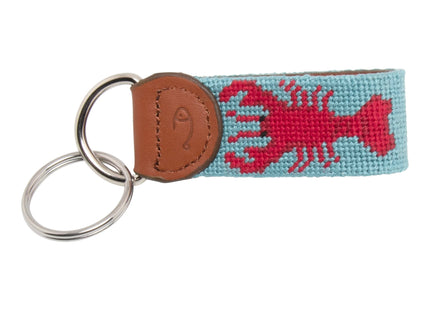 Huck Venture Lobster Needlepoint Key Fob & Keychain (Lobster)