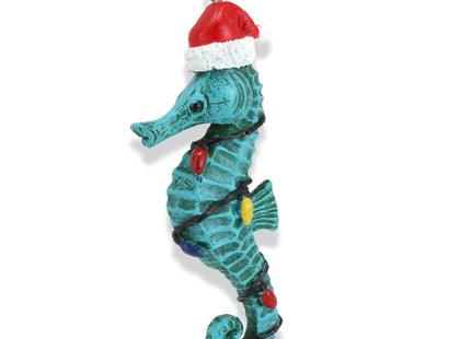 Needzo Seahorse Christmas Ornament, Nautical Hanging Tree Accessory, Seasonal Beach House Decor, 3.5 Inches