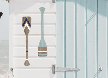 ESTART 4 Pcs Metal Paddle Home Wall Decor Nautical Canoe Oar Wall Art