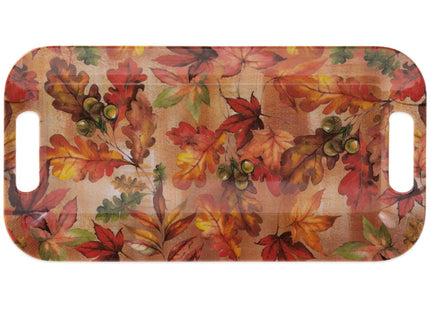 Boston International Serving Tray Melamine Platter, 15" x 8", Bright Autumn