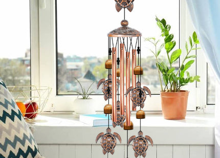 Turtle Wind Chimes for Outside, Sea Turtle Gifts for Women, Turtle Decor
