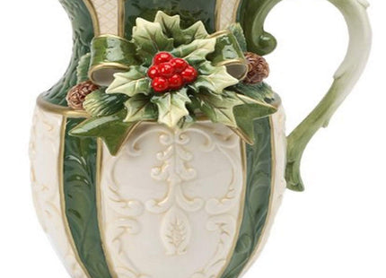 Cosmos Emerald Holiday Holly 40-Oz. Pitcher