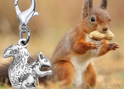 AKTAP Squirrel Lover Gift Squirrel Zipper Pull Squirrel Jewelry Animal Lover Gift For Best Friend