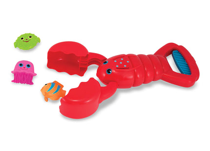 Melissa & Doug Sunny Patch Louie Lobster Claw Catcher - Grab-and-Squeeze Pool Toy
