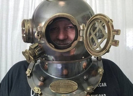 Handmade Nautical Diving Helmet Divers Royal Navy Diving Helmet Black Finish Perfect Nautical Gift for Him ~ Gift Item