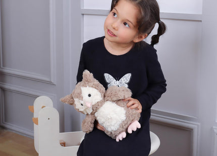 Apricot Lamb Toys Plush Brown Owl Stuffed Animal Soft for Kids Owl 9.5''