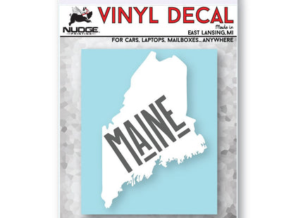Nudge Printing United States of America Car Decals (Maine)