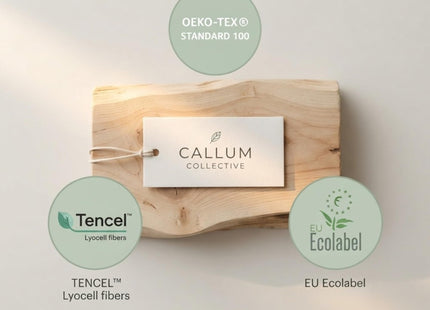 Callum Collective Cooling Eucalyptus Sheet Set, 4 Piece, King, Beach Sand