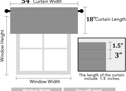 Coastal Valances for Windows, Nautcial Starifish Beach Coastal Seashell Starfish Blue Coral Rod Pocket Small Short Valance Curtains for Kitchen Cafe Living Room Bedroom Cabinet Bathroom, 54"x18" Inch