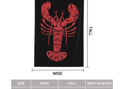 Tribal Maine Lobster Garden Flag 12.5"x18" Double Sided Small Flags for Outside Yard Outdoor Decor Wall Banner
