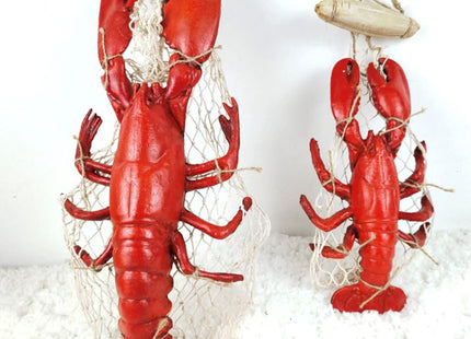 BESPORTBLE Lobster Crawfish Decorations Red Lobster Nautical Wall Sculpture Resin Wall Hanging Decoration Pendant Art Decor