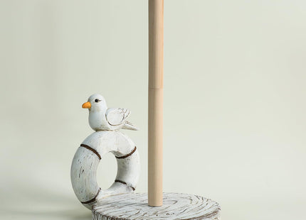 Bicuzat Retro Ocean Style Paper Towel Holder Stand, Resin Crafts Display for Kitchen Countertop, Cafe Western Restaurant Cake Shop Dessert Shop-Seagull A