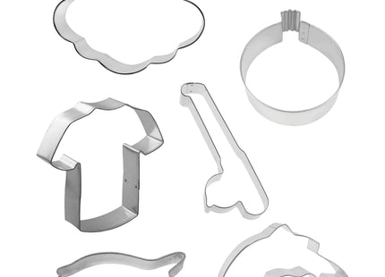 6 PC Lake Fishing Sport Cookie Cutter Set for Treats & Cookies